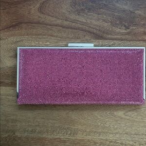 Madison West Sparkling Pink Clutch